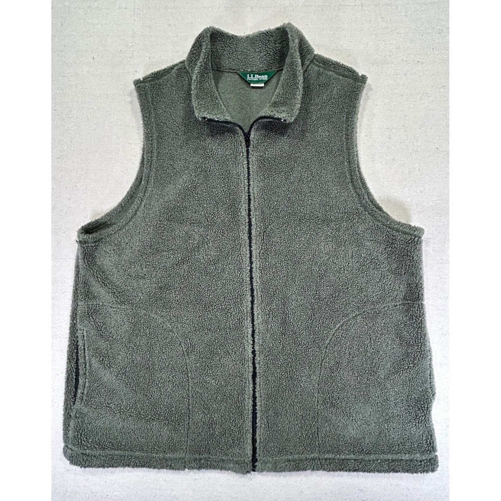 VINTAGE‎ L.L. Bean Women's XL Reg  Vest FACTORY STORE USA MADE 9DY71